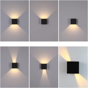 Applique Murale LED IP54 – 2×5W / 2×3W – Faisceau Réglable Up & Down